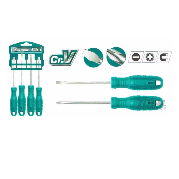 Jeu de Tournevis 4pcs TOTAL | THTDC250401