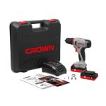Visseuse 12V 10mm 2 batteries et valise CROWN