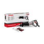 Scie sabre 710W 110mm CROWN | CT15258 pour viande metal et bois