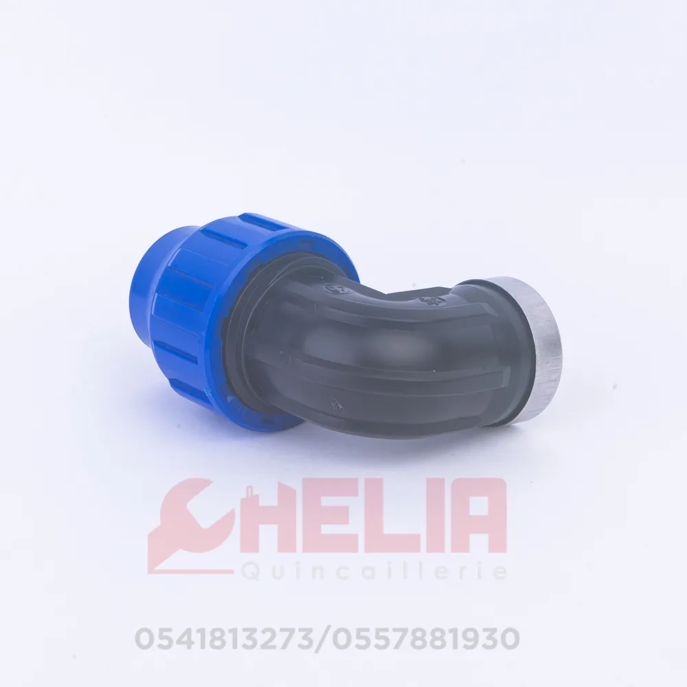 Coude femelle 75 2 1/2 pehd