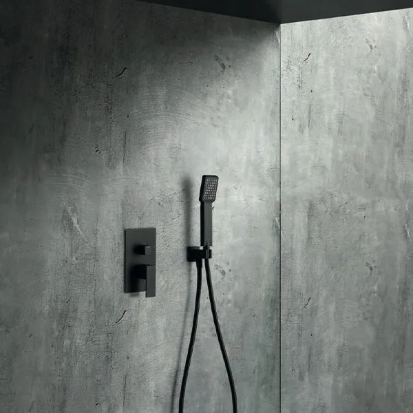 Colonne de douche encastré imex volga noir