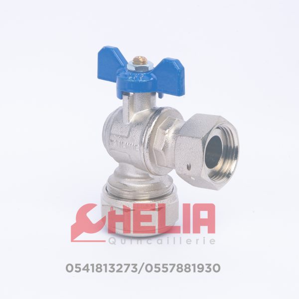 Vanne coude libre 16 3/4 Tiemme