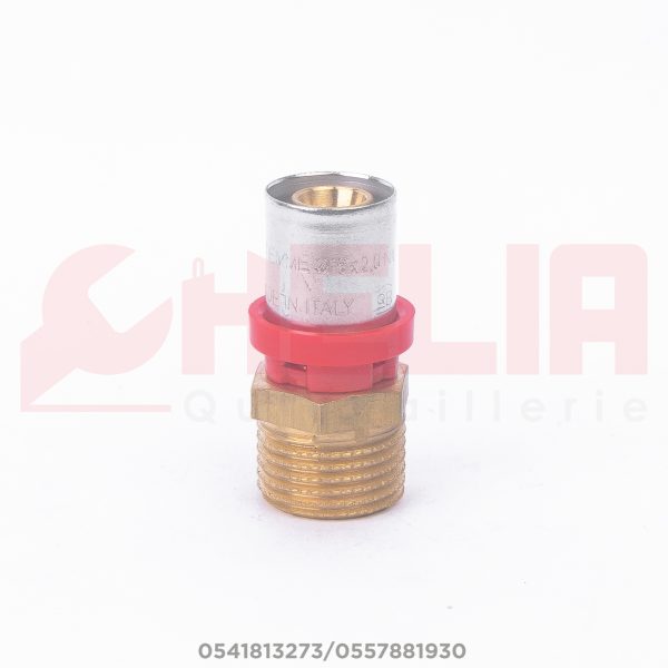 Raccord mal 26 3/4 sertir TIEMME