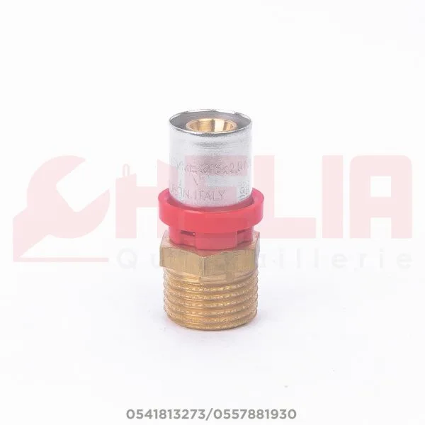 Raccord mal 26 3/4 sertir TIEMME