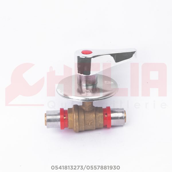 Vanne sphérique encastre 16 à sertir TIEMME