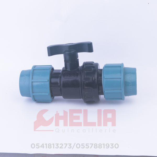 Vanne compression 25 Ø PEHD