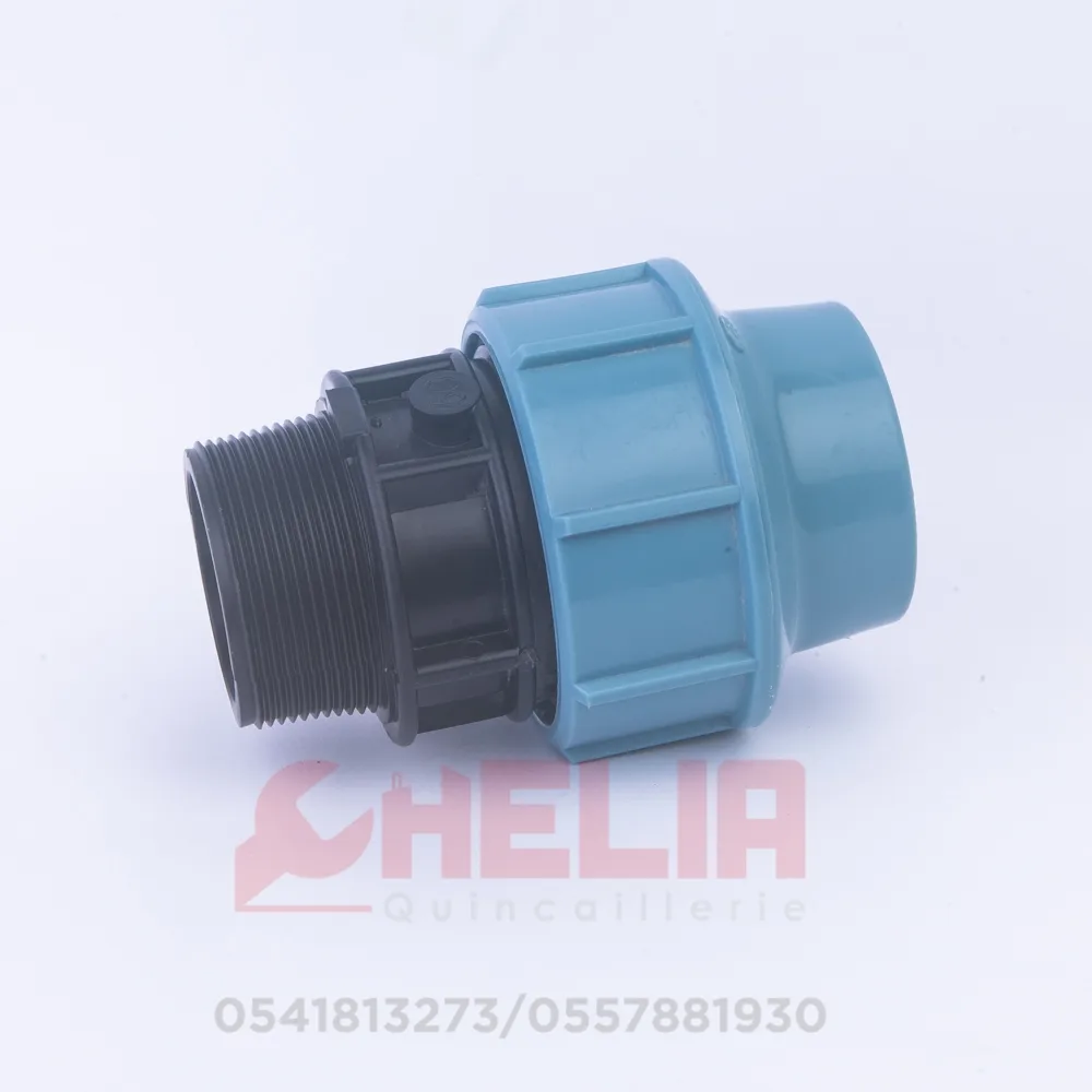 Raccord mâle 63 2 PEHD