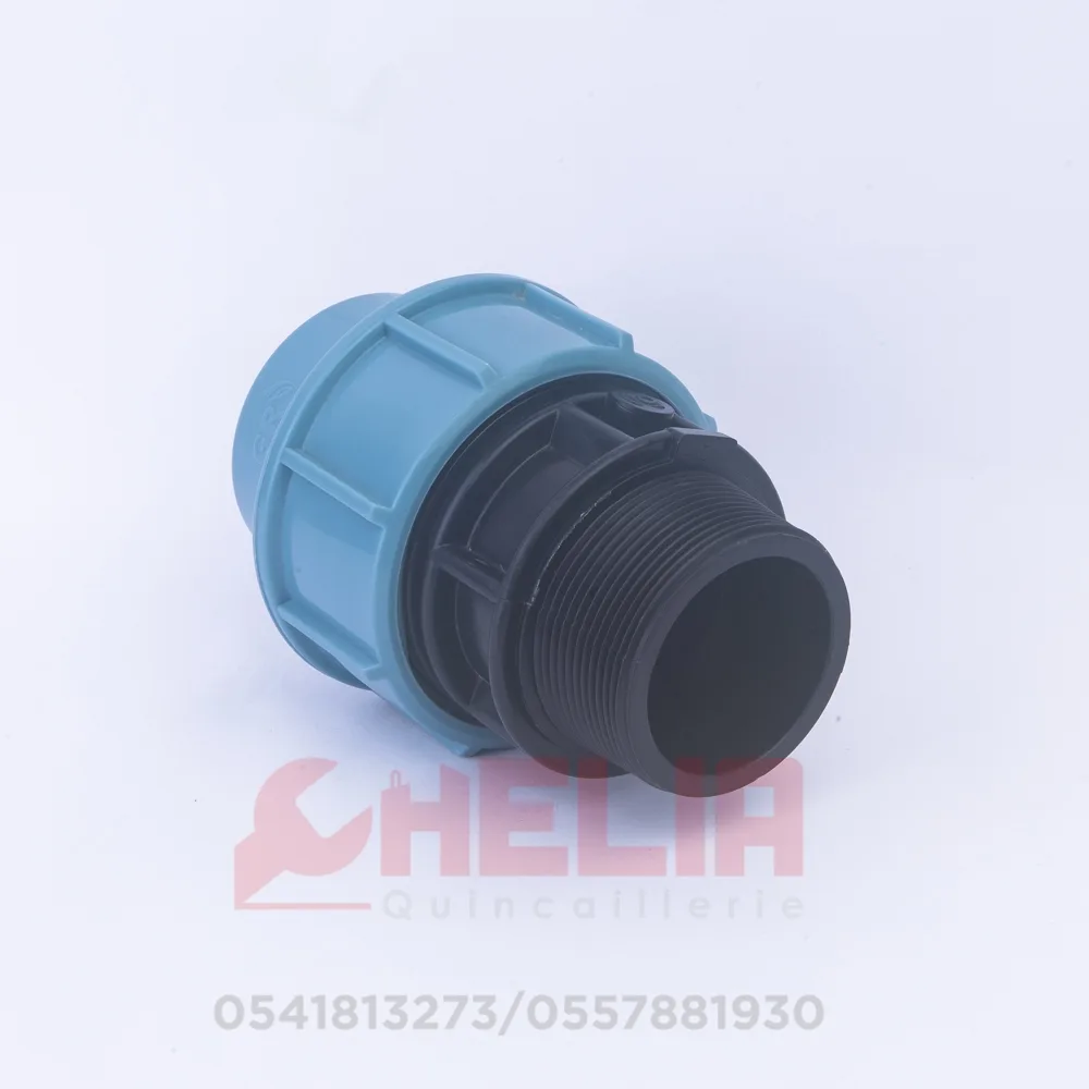 Raccord mâle 75 2 1/2 PEHD