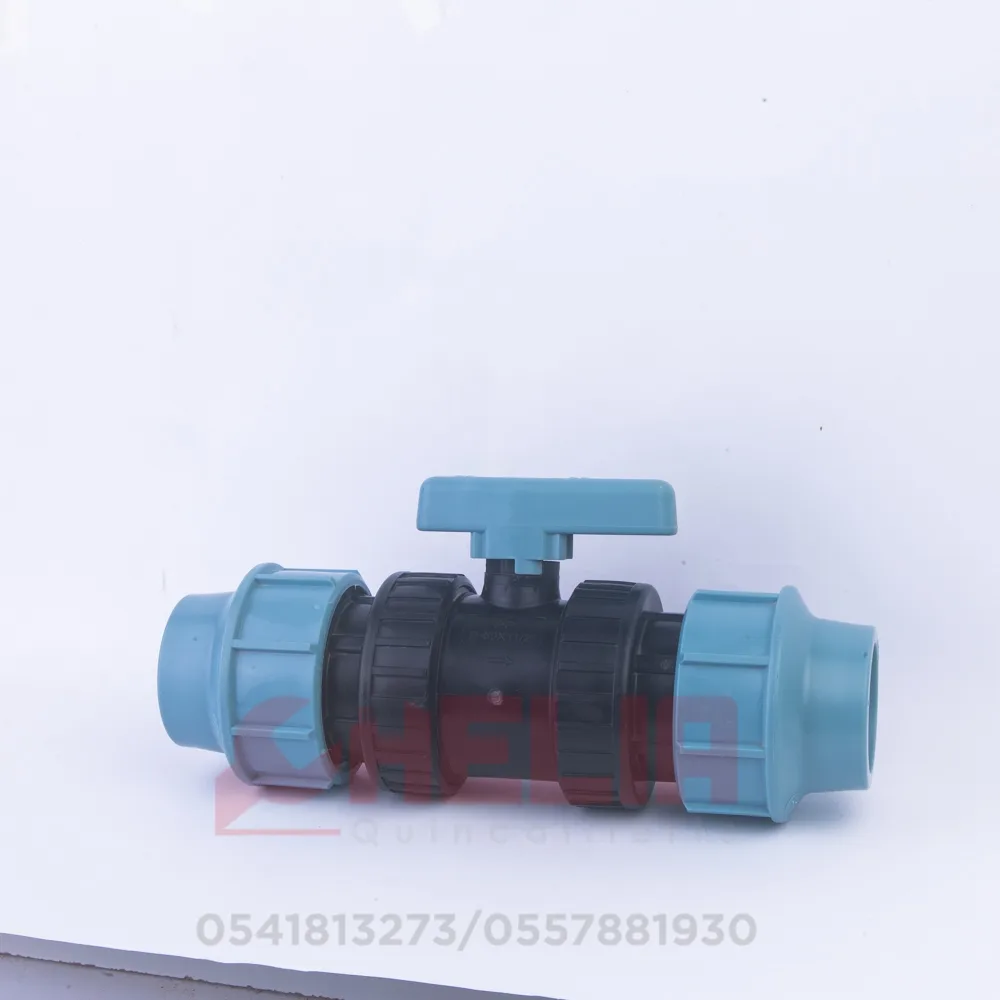 Vanne compression 40 Ø PEHD