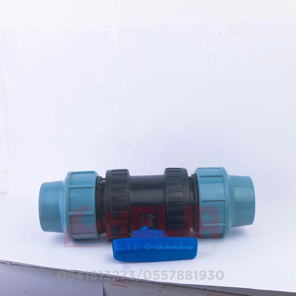 Vanne compression 90 Ø PEHD