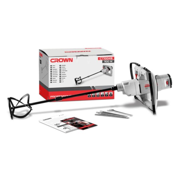 Mixeur peinture électrique 1100W 120mm CROWN | CT10049