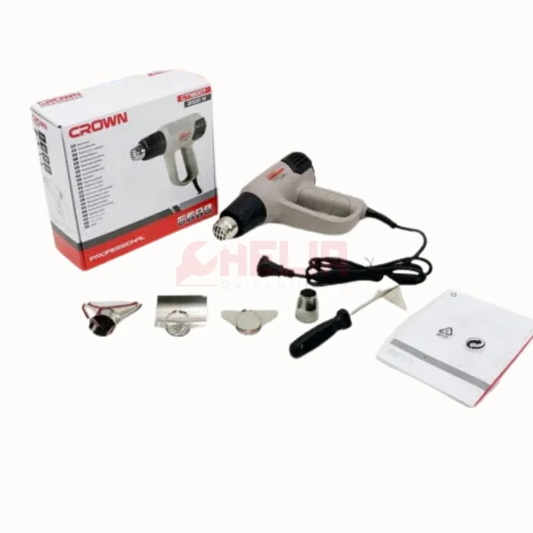 Décapeur thermique 2000W 600°C CROWN CT19007(6)