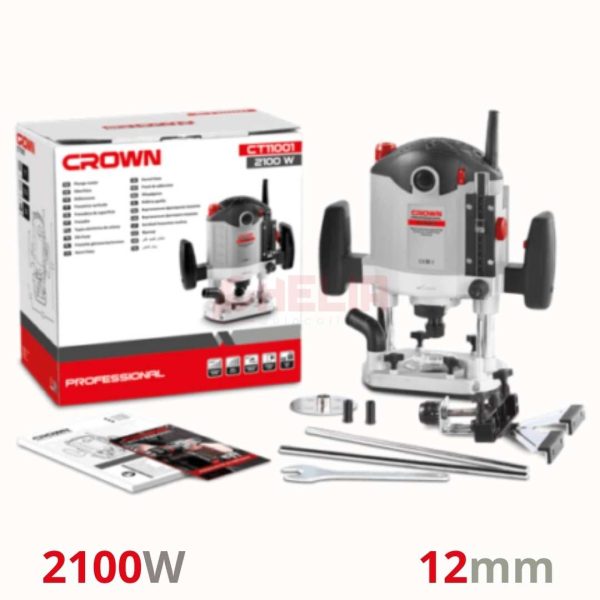 Défonceuse 12mm 2100W CROWN CT11001