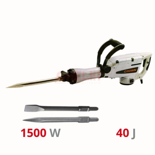 MARTEAU PIQUEUR 40J 1500W CT18043 CROWN