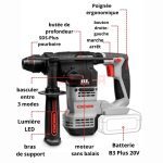 MARTEAU PIQUEUR SANS BATTERIE 20V CT28001 CROWN