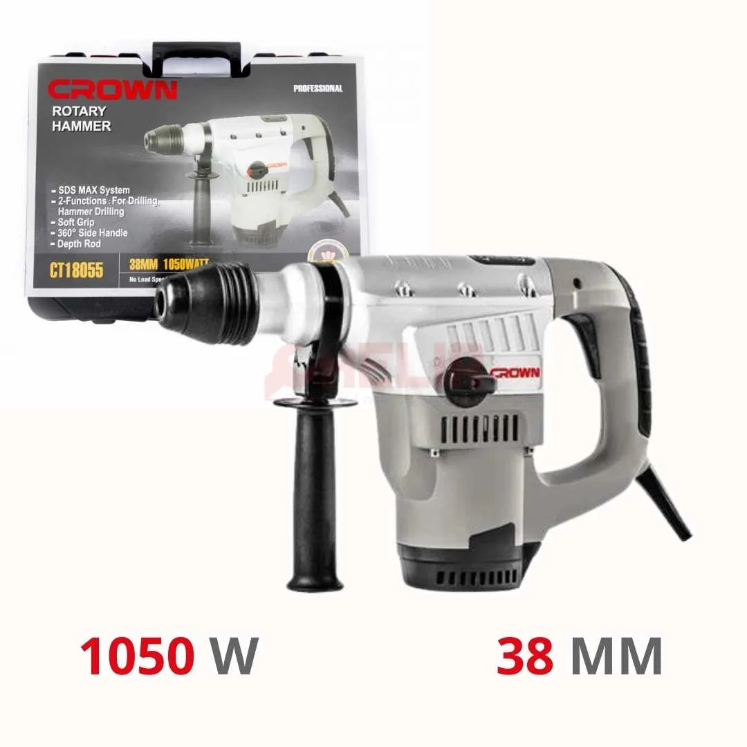 Marteau Piqueur 38mm 1050W CROWN CT18055(5) Marteau Piqueur 38mm 1050W CROWN CT18055(5)