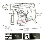 Marteau Piqueur 32mm 1250W CROWN CT18056