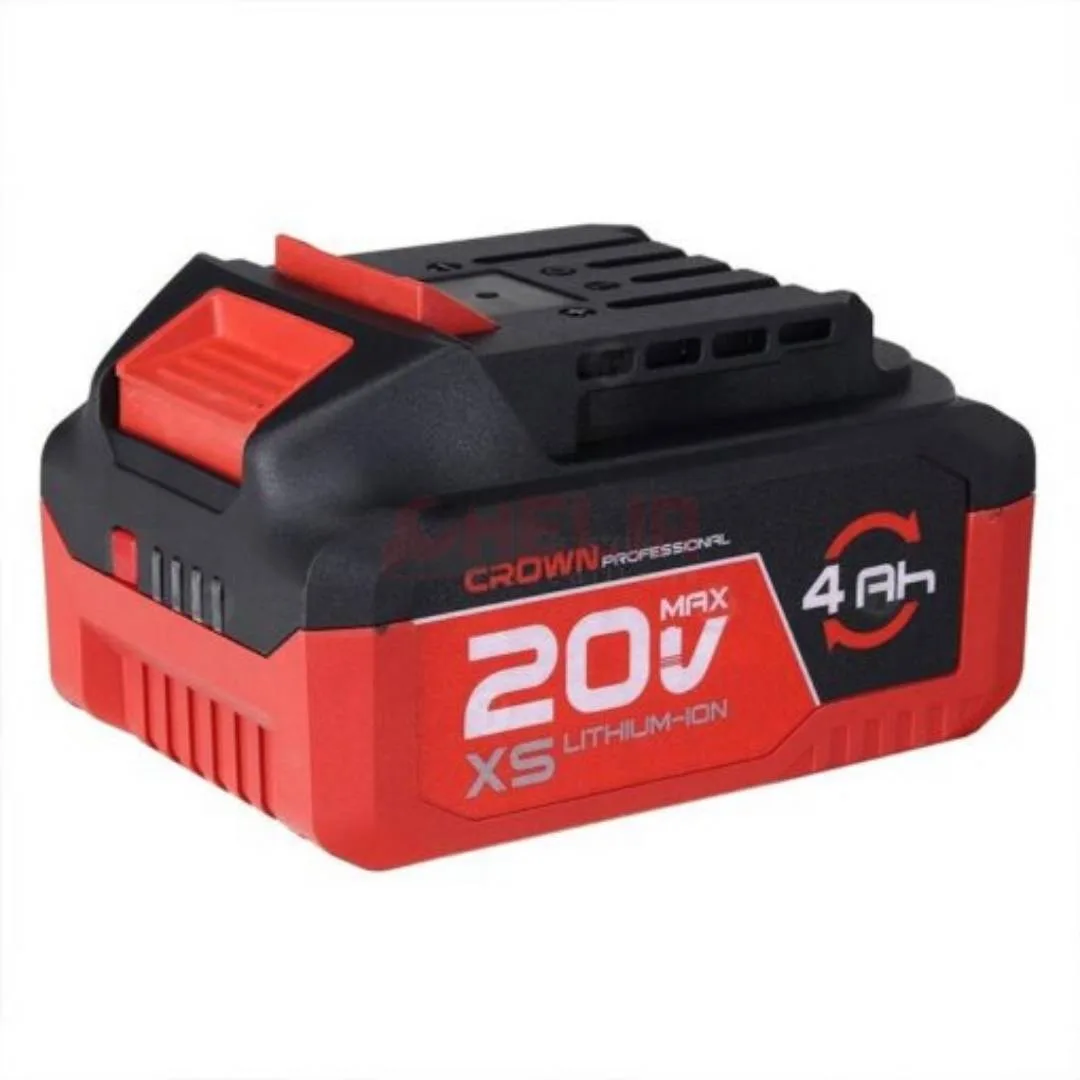 Marteau perforateur sans fil 20V 18mm 2 batteries 4Ah CROWN CT28001