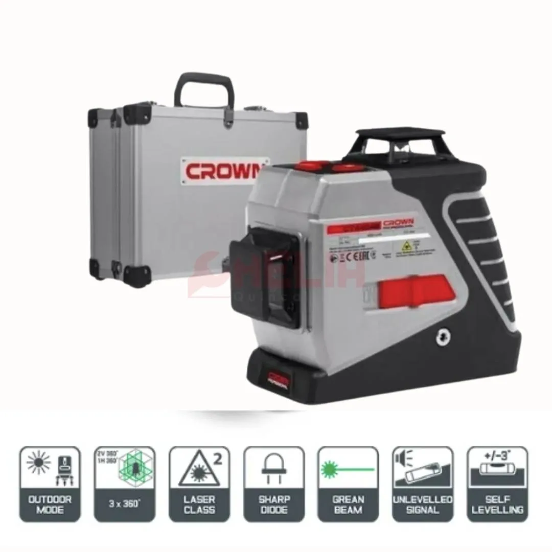 Niveau Laser 3x360° CROWN CT44048