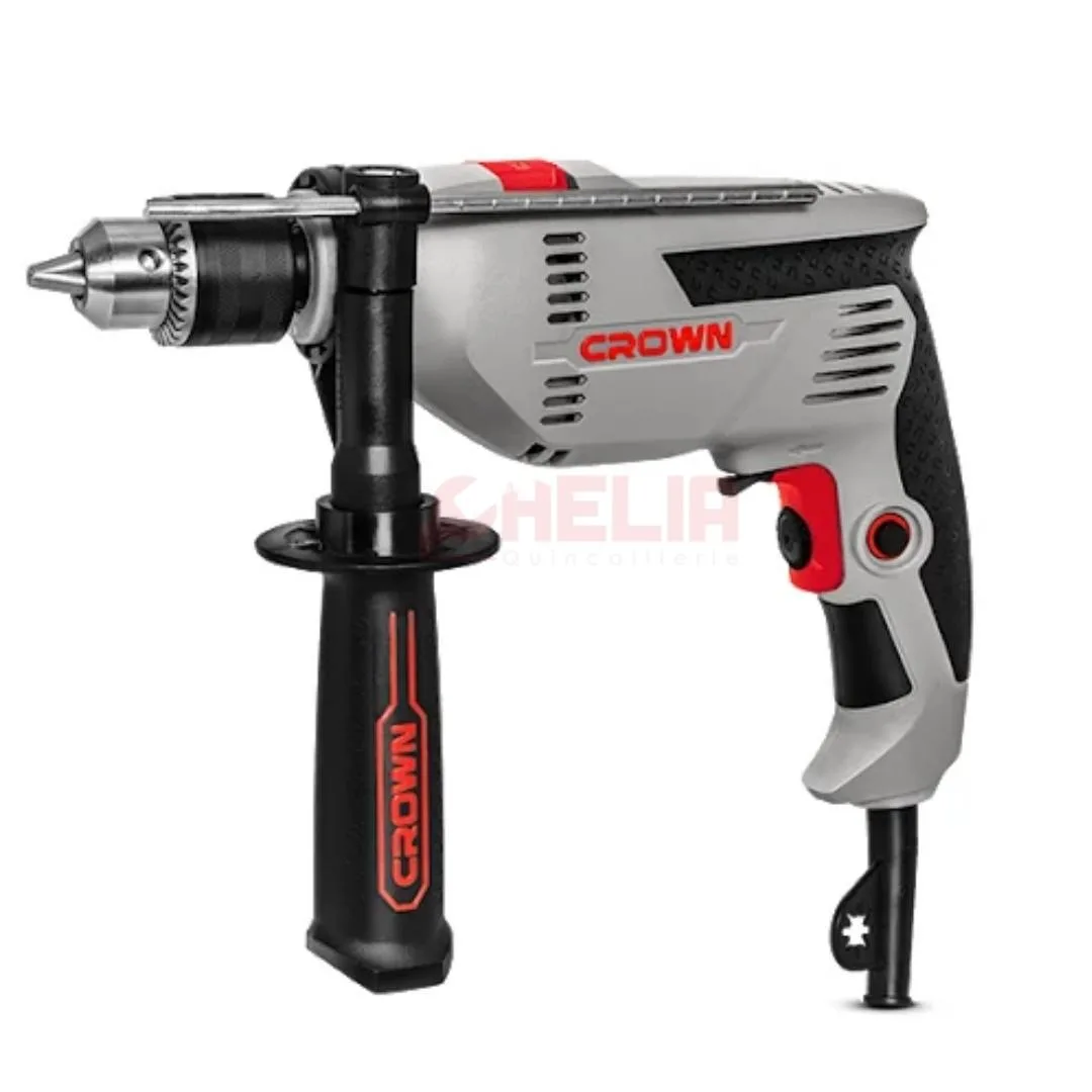 Perceuse 13mm 810W mandrin plastique CROWN CT10077KLC