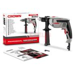 Perceuse 13mm 810W mandrin plastique CROWN CT10077KLC