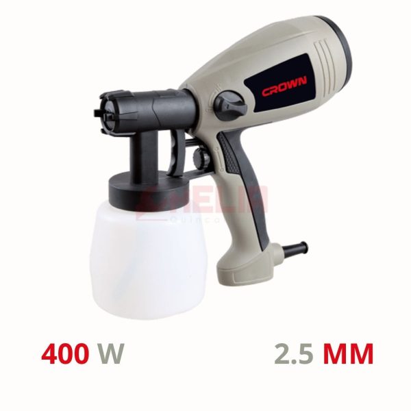 Pistolet à peinture électrique 400W 2.5mm CROWN | CT31011