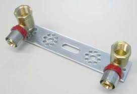 Applique double 20 1/2 a sertir Tiemme