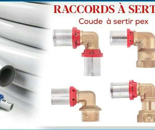 Coude fem 16 1/2 sertir FLR