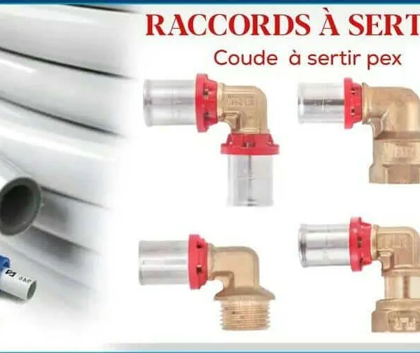 Coude fem 16 1/2 sertir FLR