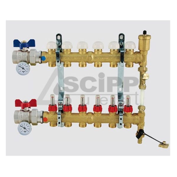 Kit Collecteur 9 Voies 1 1/4 3/4 TIEMME