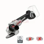 Tronçonneuse sans fil sans charbons 20V 115mm Sans Batterie CROWN CT23001