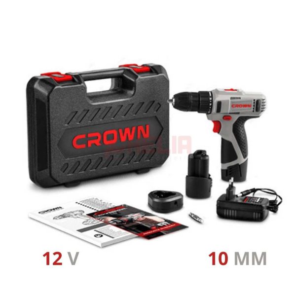 Visseuse Sans Fil 12V 2 Batteries CROWN CT21053L