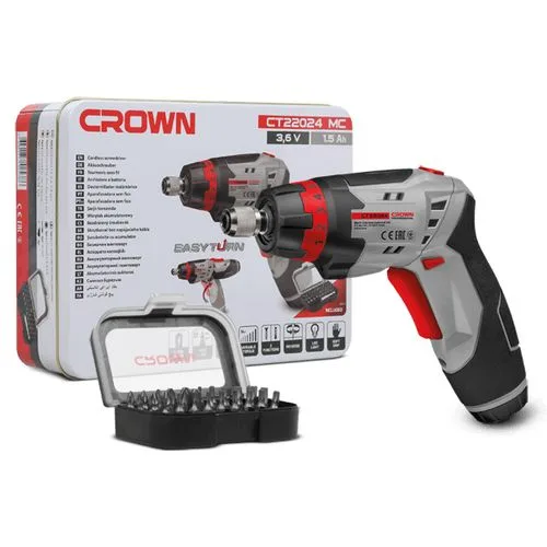 Tournevis électrique sans fil 3.6V 1.5Ah CROWN | CT22024