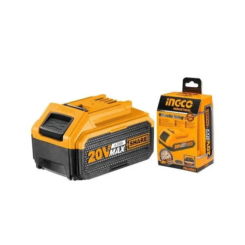 BATTERIE 20V 4AMP FBLI2002 INGCO est une entreprise chinoise leader dans le domaine de l’industrie, des équipements industriels et artisanaux, et l’une des cinq premières entreprises mondiales dans ce domaine.