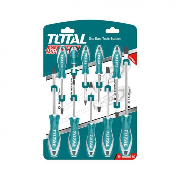 Jeu de Tournevis 10pcs TOTAL | THT250610