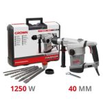 MARTEAU PIQUEUR 40MM 1250W SDS MAX CT18080 CROWN