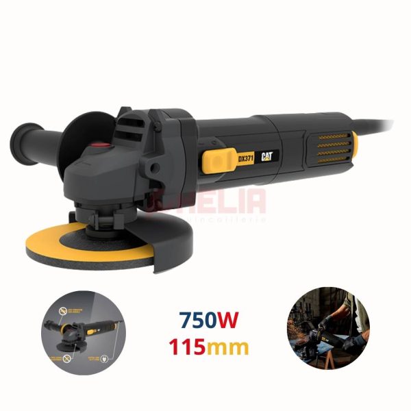 Meuleuse d'angle 115MM 750W CAT  DX371