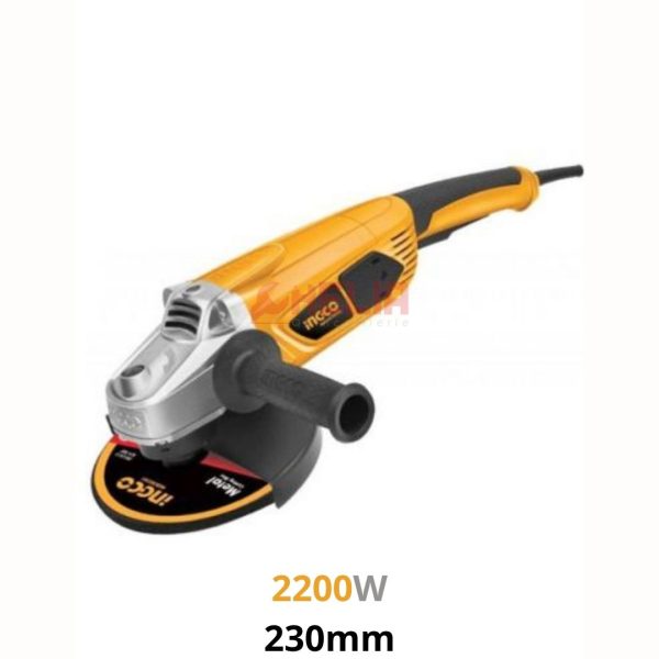 Meuleuse d’angle 230mm 2200W INGCO  AG220018M
