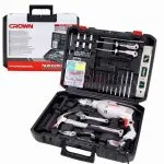 Perceuse 600W avec valise outils 98pcs CROWN CT10128
