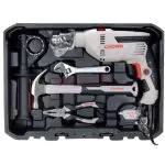 Perceuse 600W avec valise outils 98pcs CROWN CT10128