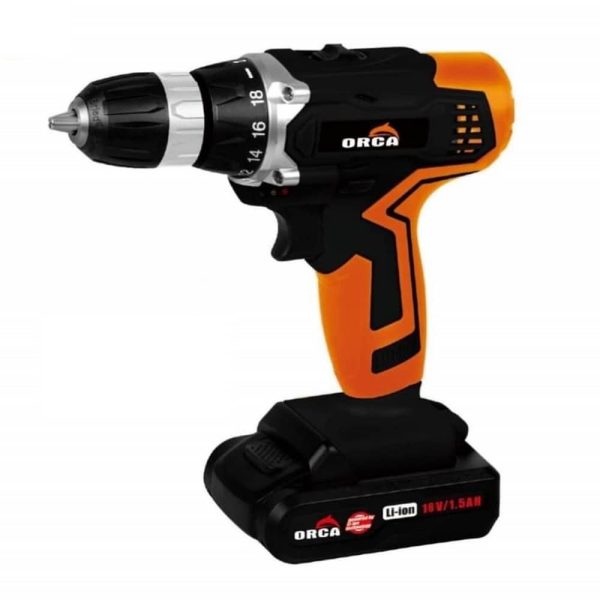 Visseuse sans fil 16V 10mm 2 batteries ORCA | CD316