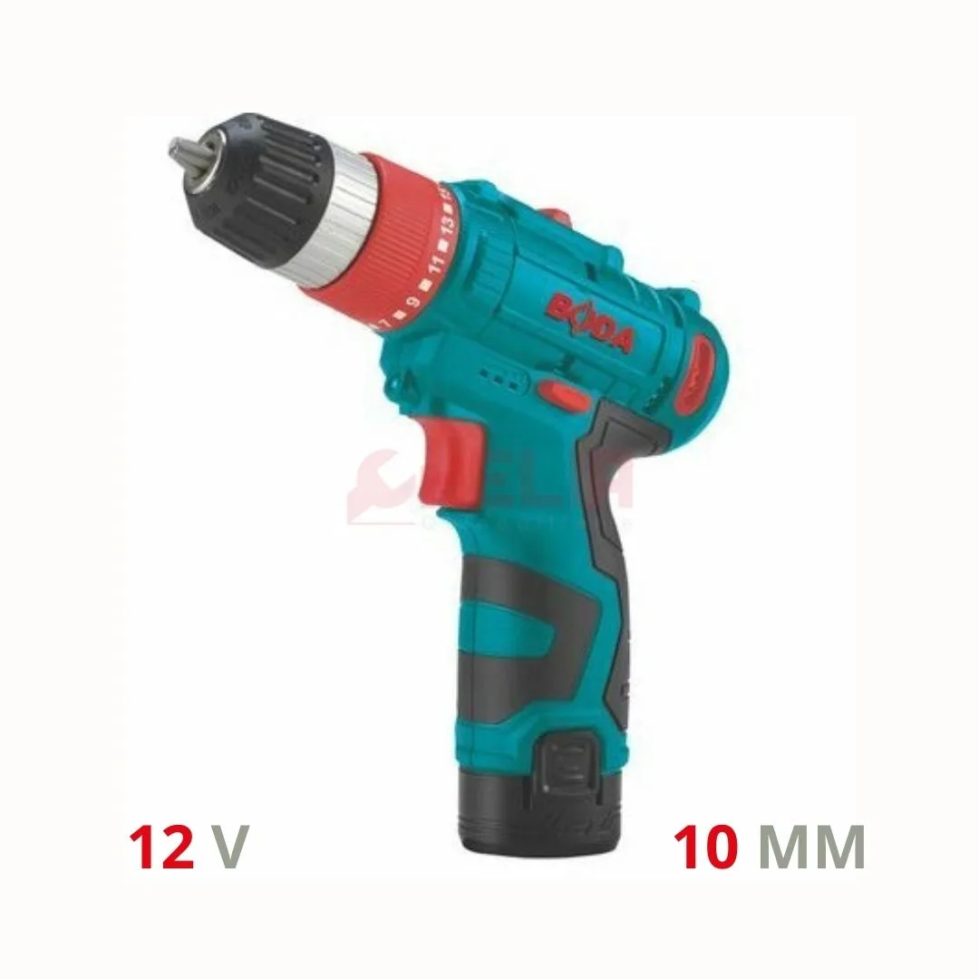 Visseuse perceuse sans fil 12V 10mm BODA D1205-10 Visseuse perceuse sans fil 12V 10mm BODA D1205-10