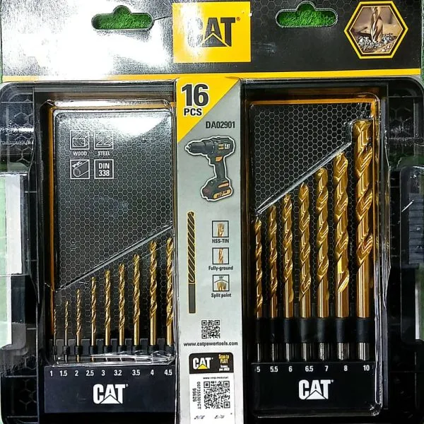 JEU DE MECHE METAL 16PCS DA02901 CAT