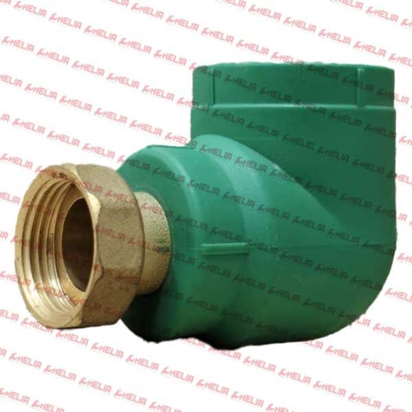 COUDE ECROU LIBRE 25 3/4 PPRC VERT