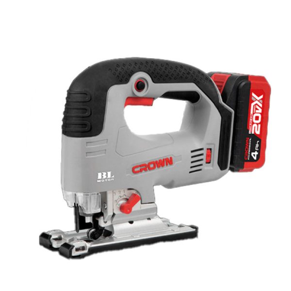 Scie sauteuse sans fil sans charbons 20V 2 batteries 4Ah CROWN | CT25003HX