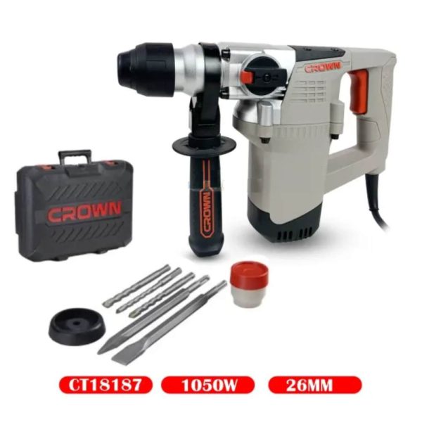 Marteau Piqueur 26mm 1050W SDS+ CROWN | CT18187