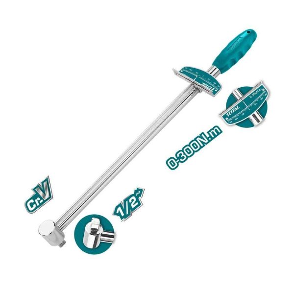 Clé Dynamométrique 0-300NM 12 TOTAL THPTW300N2