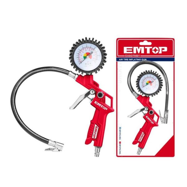 Mano gonfleur de pneu 8.5bar EMTOP | EASGT8501