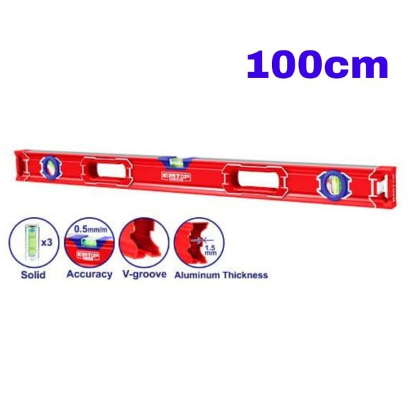 Niveau à bulle 100cm EMTOP ESLL210001