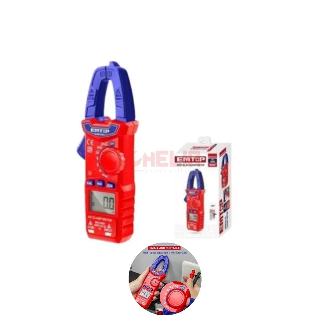 Pince ampermétrique AC 200A EMTOP Pince ampermétrique AC 200A EMTOP
